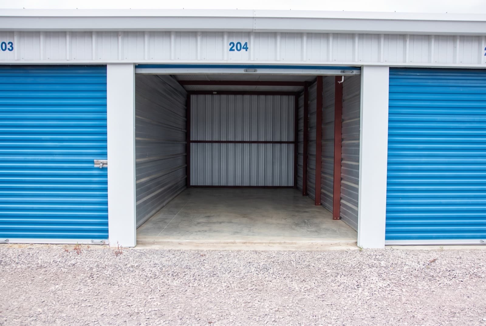 10' × 20' storage unit