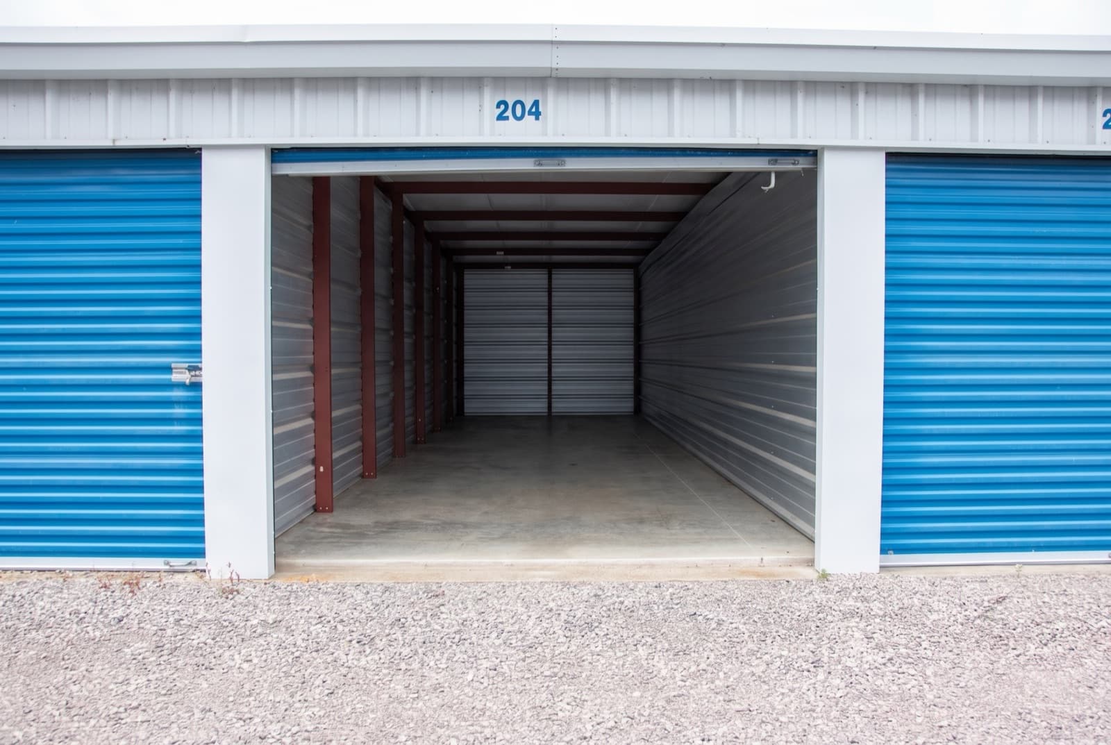10' × 25' storage unit at COMSTOR Self Storage